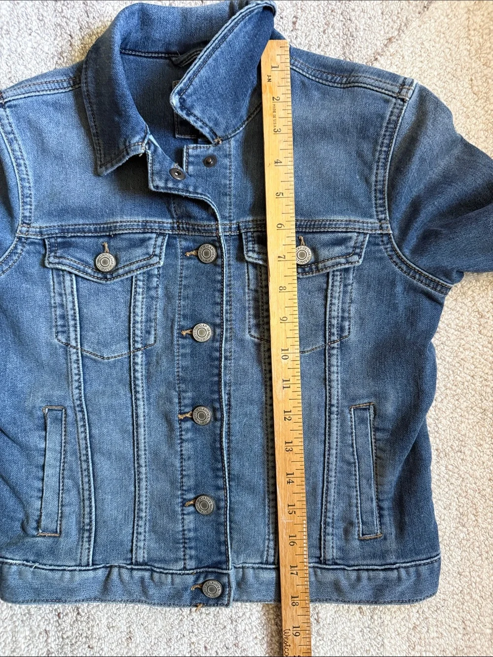 GAP Kids Medium Blue Denim Jacket. Soft and stretchy.